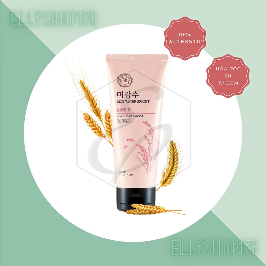 Sữa rửa mặt gạo Rice water bright The Face Shop - 150ml